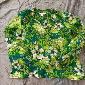 Lilly Pulitzer Long Sleeve Blouse Size M
